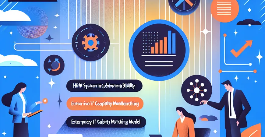 选型必读！HRM 系统实施难度与企业 IT 能力匹配模型